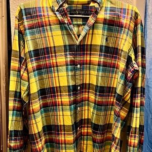 Ralph Lauren Men's Multicolor Plaid Shirt